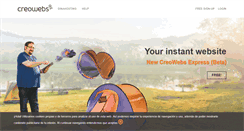 Desktop Screenshot of creowebs.com